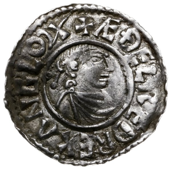 denar typu first hand, 979-985, mennica London, mincerz Sibwine