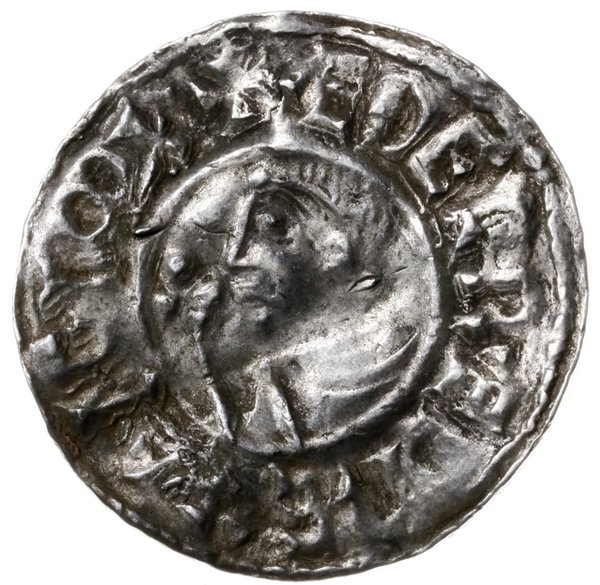denar typu crux, 991-997, mennica Winchester, mincerz Byrhtsige