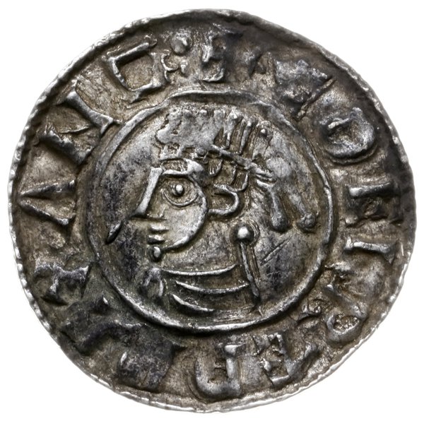 denar typu small cross, 1009-1017, mennica Stamford, mincerz Eadwine