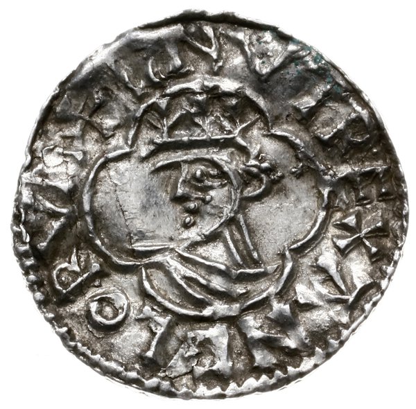 denar typu quatrefoil, 1018-1024, mennica Lewes,