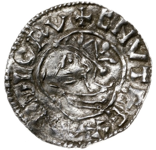 denar typu quatrefoil, 1018-1024, mennica London, mincerz Swetinc