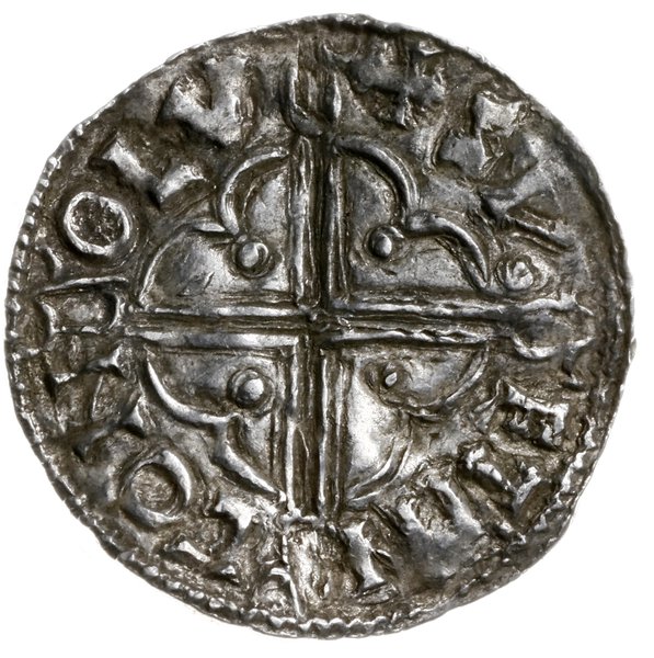 denar typu quatrefoil, 1018-1024, mennica London, mincerz Swetinc