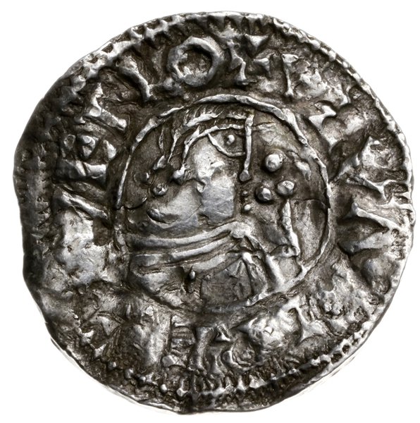 naśladownictwo denara typu crux ok. 995-1022, mennica Sigtuna