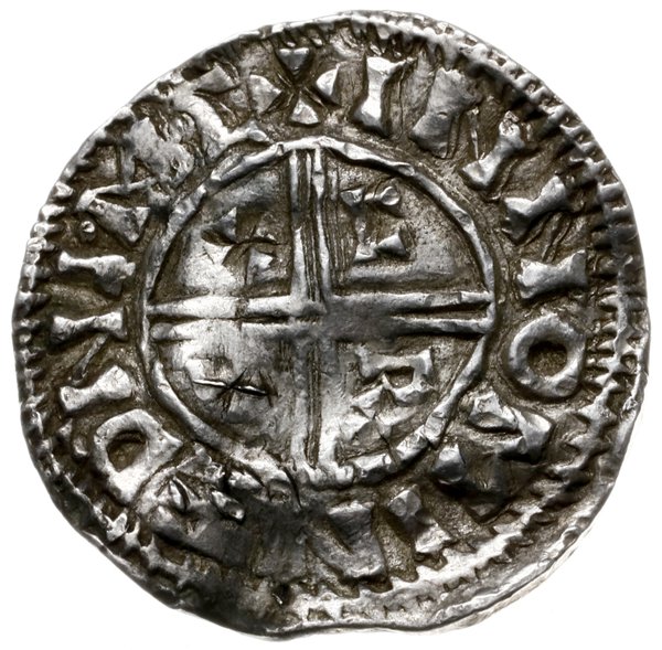naśladownictwo denara typu crux ok. 995-1022, mennica Sigtuna