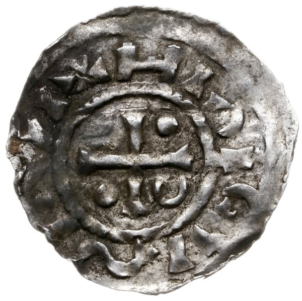 denar 985-995, mincerz Vald; Krzyż z kółkiem i d