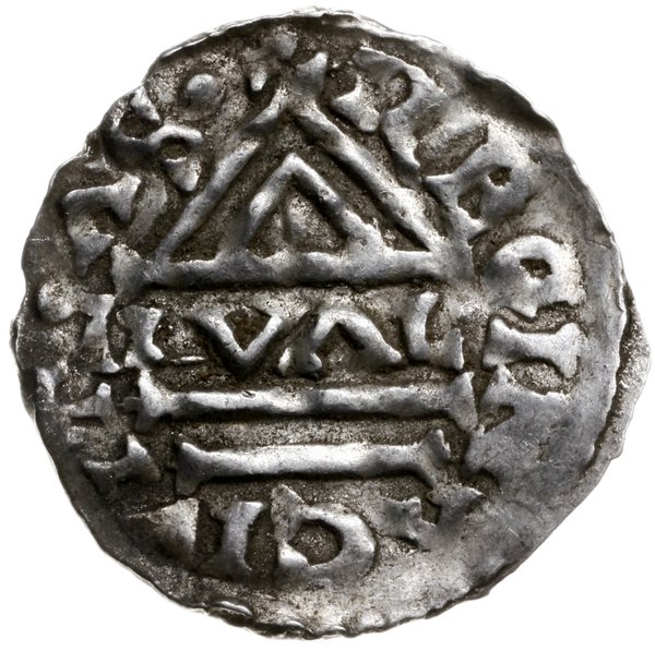 denar 985-995, mincerz Vald; Krzyż z kółkiem i d