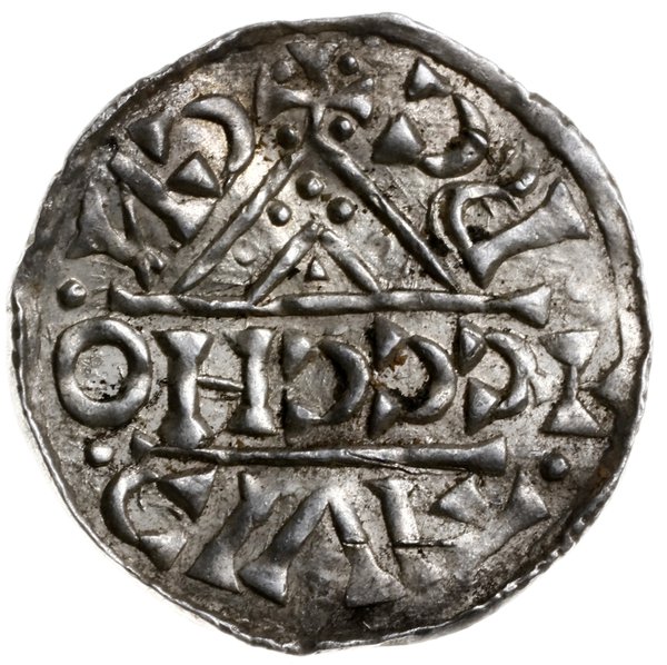 denar 1018-1026, mincerz Ag; Napis HEINRICVS DVX