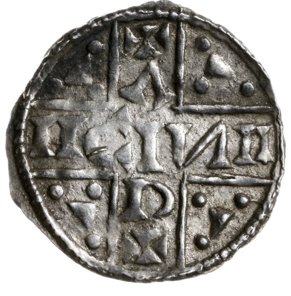 denar 1018-1026, mincerz Anti; Napis HEINRICVS D