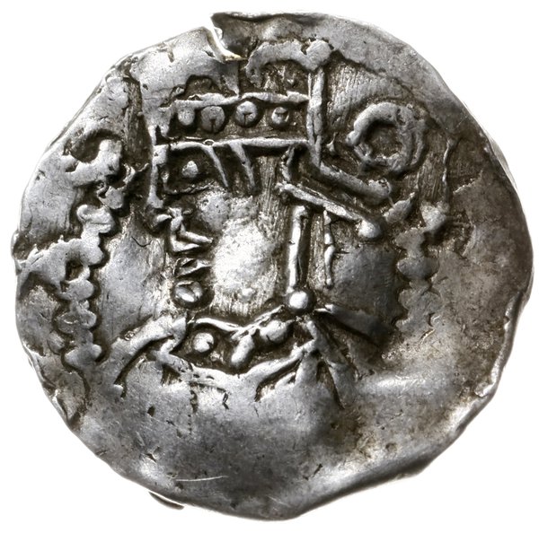 denar 999-1001; Popiersie króla w lewo, OTTO IMP