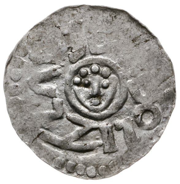 denar typu “ioannes” ok. 1097-1107, mennica Wroc