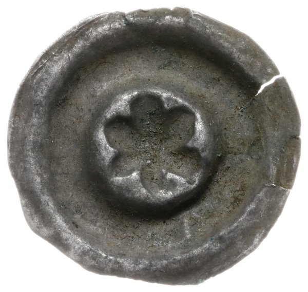 brakteat guziczkowy, XIII lub XIV w.; Gruba gwia