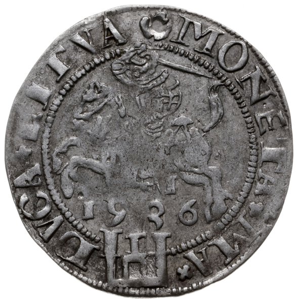 grosz 1536/I, Wilno; odmiana z literą I pod Pogo