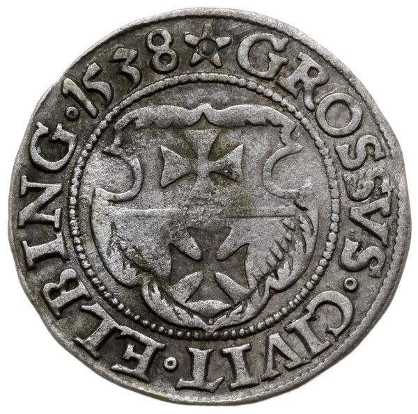 grosz 1538, Elbląg