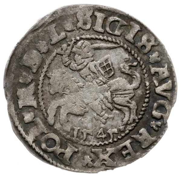 półgrosz 1545, Wilno; odmiana z tytulaturą króla