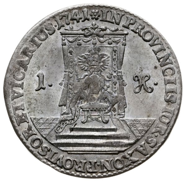 grosz wikariacki 1741, Drezno