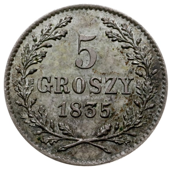 5 groszy 1835, Wiedeń