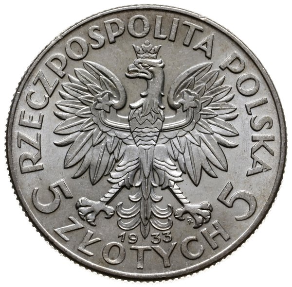 5 złotych 1933, Warszawa