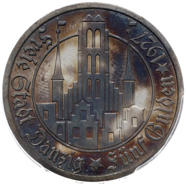 5 guldenów 1927, Berlin; Kościół Marii Panny; AK
