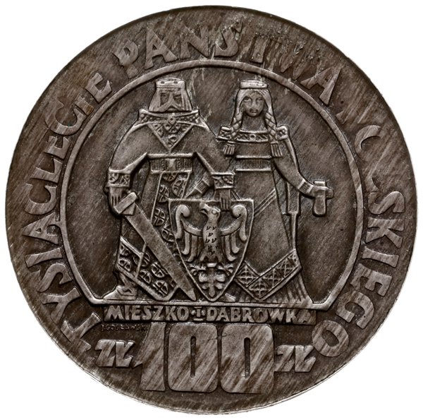 100 złotych 1966, Warszawa; Tysiąclecie Państwa 
