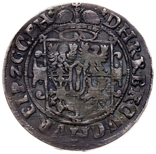 ort 1621, Królewiec; końcówka napisu BRAN, rozet