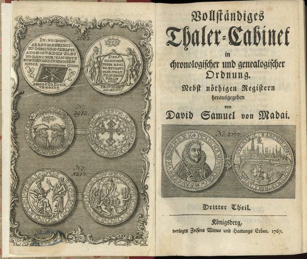Madai, David Samuel - Vollständiges Thaler-Cabinet ...
