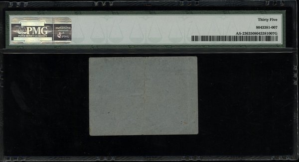 bon na 1 markę 1944; bez numeracji, na głównej s