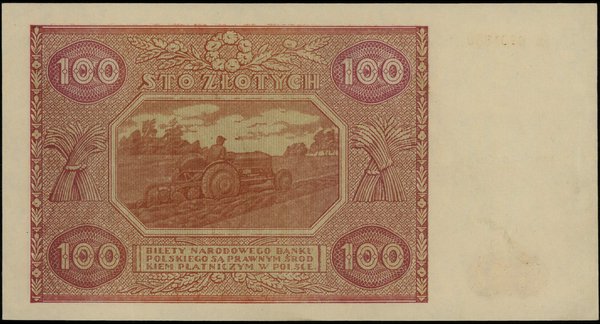 100 złotych 15.05.1946, seria E, numeracja 69018