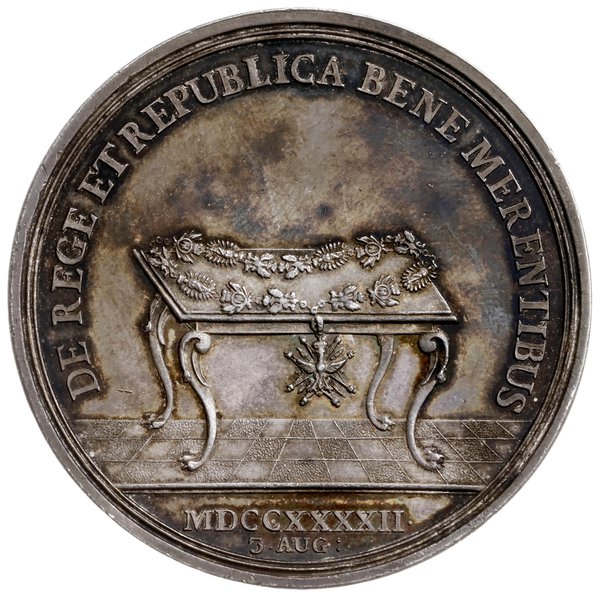 medal sygnowany H F Wermuth wybity w 1742 r. z o