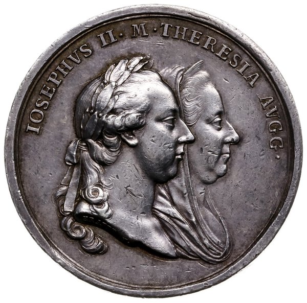 medal z 1773 roku autorstwa Krafta wybity z okaz