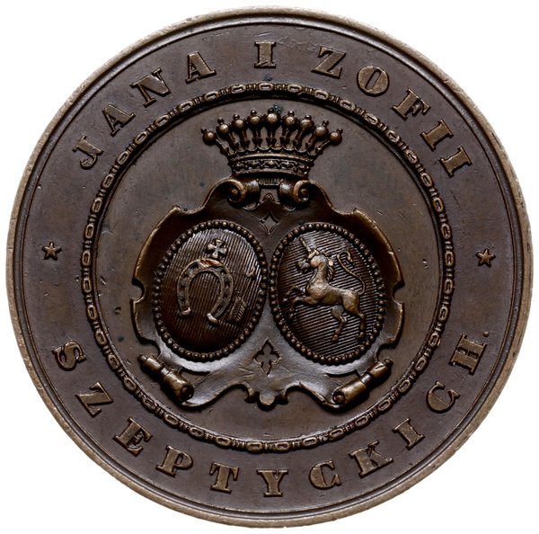 srebrne wesele Jana i Zofii Szeptyckich - medal 