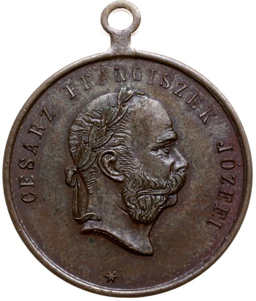 Wizyta Franciszka Józefa I w Galicji -medal z us