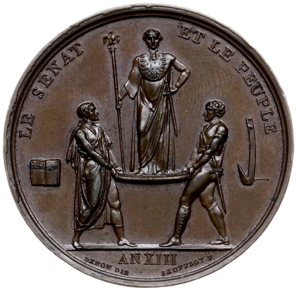 medal autorstwa Denon’a i Jeuffroy’a z okazji ko