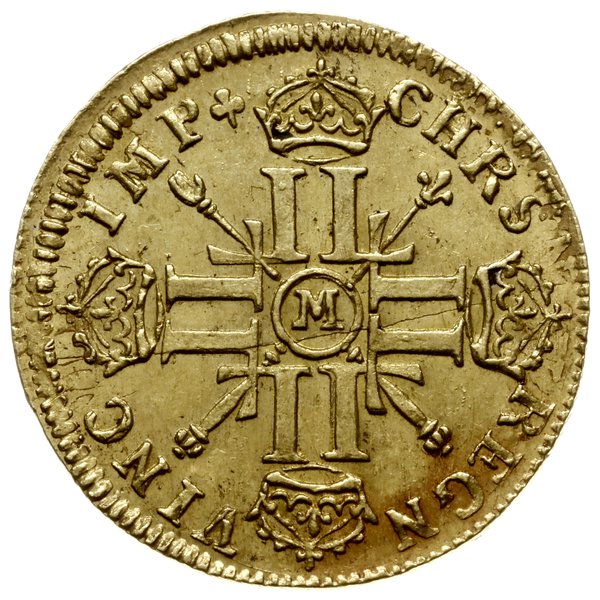 louis d’or aux 8L et aux insignes 1701 M, Tuluza
