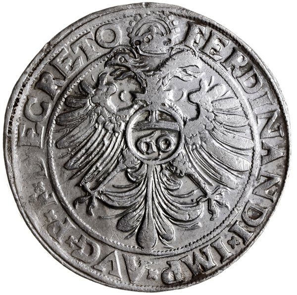 guldentalar 1571, z tytulaturą Ferdynanda I; Dav