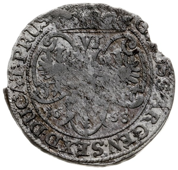 6 groszy 1658, Królewiec