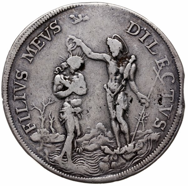 piastra 1676, Florencja; Dav. 4209, CNI 6; srebr