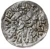 denar przed 1050; Aw: Popiersie z chorągwią w le