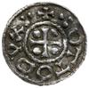 denar 976-982, mincerz Sigu; Krzyż z czterema kulkami w kątach / Dach kaplicy, pod nim SIGI; Hahn ..