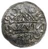 denar 1018-1026, mincerz Athal; Napis HEINRICVS DVX wkomponowany w krzyż / Dach kaplicy, pod nim A..