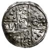 denar 1018-1026, mincerz Conja; Napis HEINRICVS DVX wkomponowany w krzyż / Dach kaplicy, pod nim C..