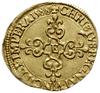 ecu d’or 1588/E, Tours; złoto 3.55 g; Duplessy 1121A, Fr. 386; pięknie zachowane