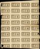 arkusz papieru do druku 36 x 4 złote polskie 4.09.1794; z chemicznie naniesionym znakiem zabezpiec..