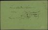 1 złoty, numeracja 776120, podpis H. Łubieński, papier zielony ze znakiem wodnym; Lucow 135 (R6), ..