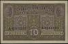 10 marek polskich 9.12.1916, Generał, biletów, seria A, numeracja 6311123; Lucow 292 (R3), Miłczak..