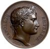 medal autorstwa Denon’a i Jeuffroy’a z okazji koronacji na cesarza w 1804 r., Aw: Głowa Napoleona ..