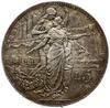 5 lirów 1911, wybite z okazji 50-lecia królestwa; Pagani 707; srebro, pięknie zachowane, patyna