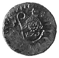 denar (Morawy), Aw: Książę z mieczem na półksięż
