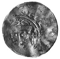 Henryk IV 1056-1106, denar, Aw: Głowa cesarza w 