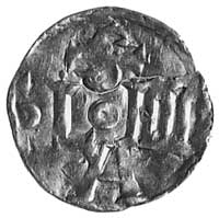 cesarz Otto III 983-1002, denar, Aw: Krzyż, w polu 4 kulki i napis wstecz ODDO IMP AVG, Rw: Poziom..