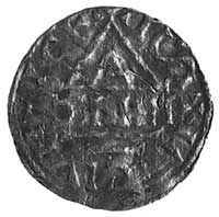 Henryk IV jako książę, denar, Aw: Krzyż i napis 